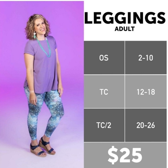 LuLaRoe Leggings OS - Picture 3 of 3